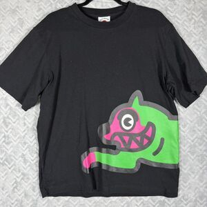 Ice Cream Running Dog Tee Mens L Black Neon Green Pink Streetwear Pharrell BBC